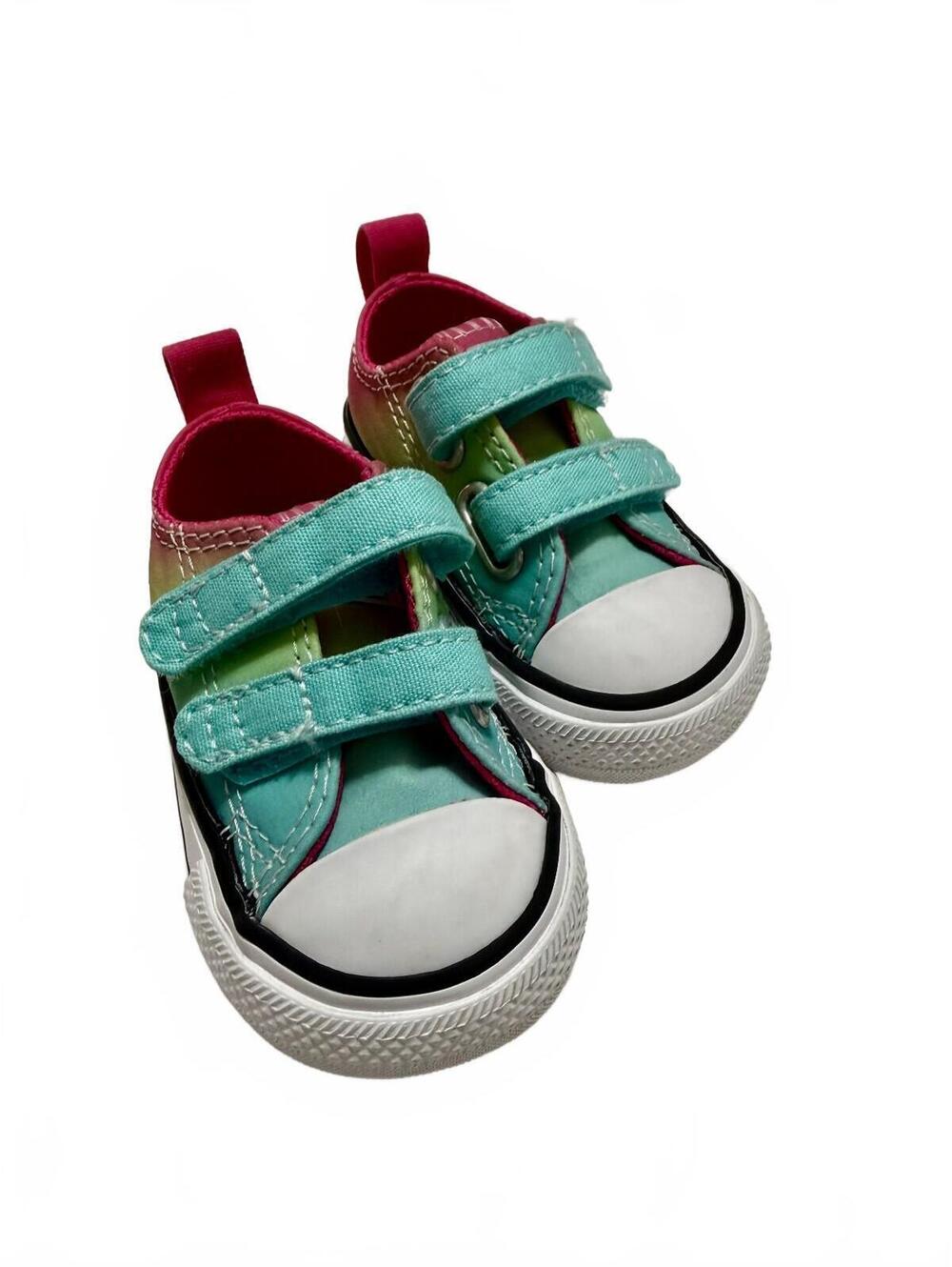 Toddler Tie Dye Converse Velcro Sneakers Size 2